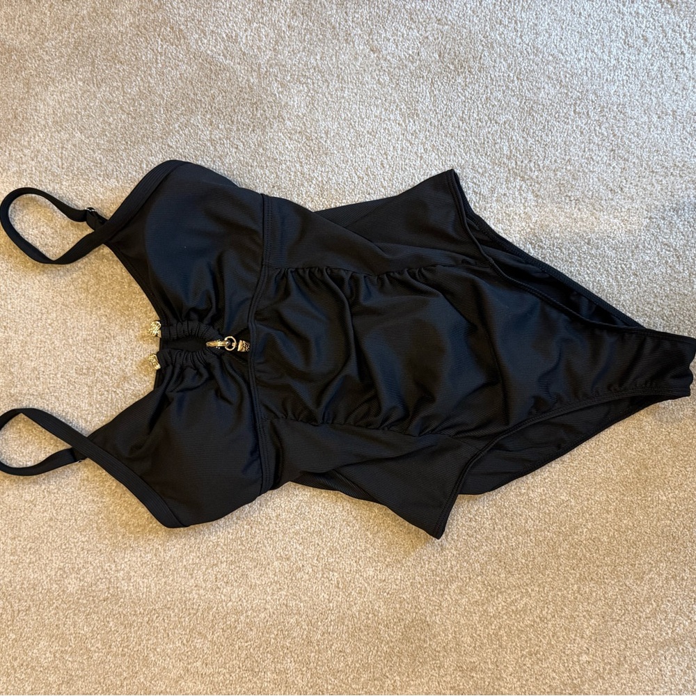 SHEIN Black One Piece Swimsuit